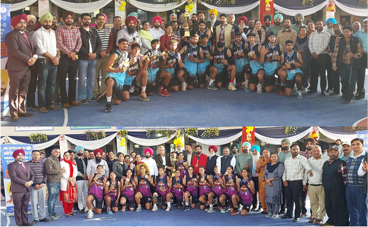 National School Games: Punjabi boys and girls become champions in Basketball (Under-19)